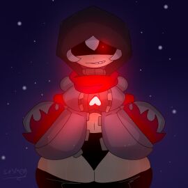 breasts dusttale female female_only female_sans large_breasts medium_breasts my_memories rule_63 sans sans_(dusttale) sans_au sansmpeg thick_thighs true_dust undertale undertale_au wide_hips