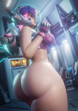 1girls 3d apple_butt asian asian_female ass audrix behind_view big_ass big_breasts big_butt blizzard_entertainment bottom_heavy bottomless bottomless_female breasts fat_ass female female_only from_behind from_behind_position huge_ass juno_(overwatch) light-skinned_female light_skin martian overwatch overwatch_2 partially_clothed partially_clothed_female purple-haired_female purple_hair solo_female space_helmet tagme teo_minh thick_thighs venus_juno video_game_character