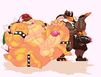 abs after_anal after_sex animated anthro anus areola armpit_hair ass back_muscles backsack balls ballsack biceps big_ass big_balls big_butt big_muscles big_penis blush bodily_fluids body_hair bowser claws cum cum_fart cum_from_ass cum_in_ass cum_inside cum_on_balls cum_on_ground cum_on_penis cum_on_self cumshot digital_media_(artwork) duo ejaculation erection fur gay generation_7_pokemon generation_8_pokemon genital_fluids genitals gesture hand_gesture hands-free hi_res humanoid_genitalia humanoid_penis kneeling legendary_pokemon looking_pleasured loop male male/male mario_(series) morinetsu muscles muscular muscular_anthro muscular_male nintendo nipples nude pecs penis penis_backwards perineum pillow_shading pixel_(artwork) pixel_animation pokemon pokemon_(species) short_playtime simple_background smile standing teeth thick_thighs tongue tongue_out triceps tuft urshifu v_sign white_background