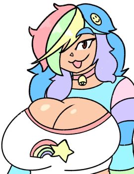 big_breasts breasts busty_male cleavage female finley_(theycallhimcake) huge_breasts male male_with_breasts pokelolo tagme