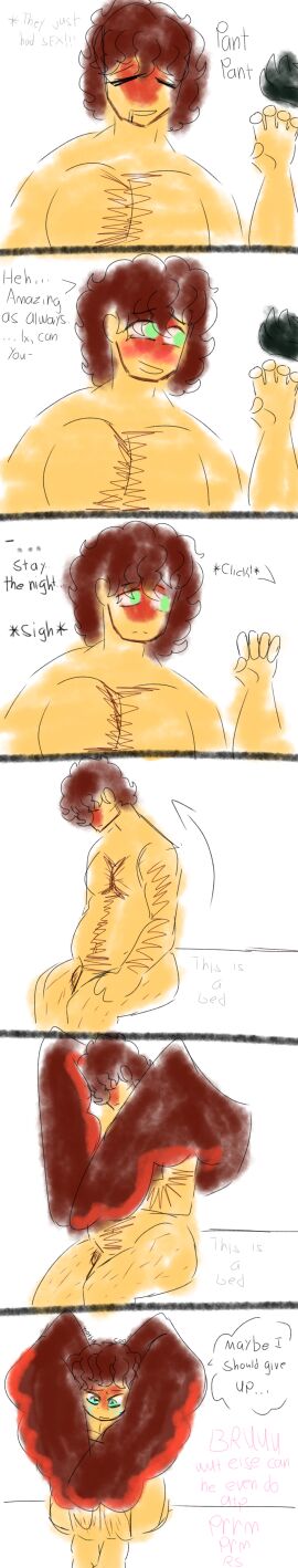 1x1x1x1 1x1x1x1_(forsaken) brown_hair forsaken_(roblox) green_eyes heartbroken mini_comic prrmaprmrse shedletsky shedletsky_(forsaken) solo_male tagme wings yellow_skin