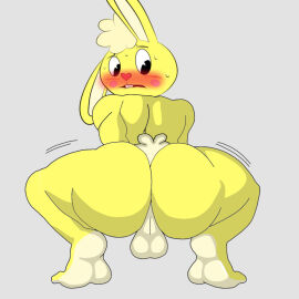 1boy ai_assisted anthro anthro_only ass ass_crack ass_focus back_view backsack balls ballsack big_ass big_butt biting_lip biting_own_lip blush blush_lines blushing_profusely bubble_ass bubble_butt buckteeth bunny bunny_ears bunny_tail butt_crack clapping_cheeks color colored cuddles_(htf) digital_drawing_(artwork) digital_media_(artwork) edit embarrassed fat_ass fat_butt furry furry_only happy_tree_friends hi_res high_resolution highres lagomorph leporid looking_at_ass looking_back looking_down male male_only mammal mammal_humanoid mondo_media naked naked_male nude nude_male presenting presenting_ass presenting_hindquarters rabbit rabbit_ears rabbit_tail rear_view round_ass round_butt shaking_ass shaking_butt showing_ass simple_background soles solo solo_male squatting sweat sweatdrop sweating tail testicles traced twerking yellow_fur