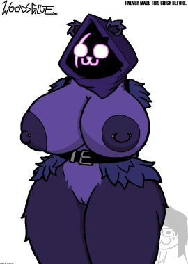 1girls anthro anthro_only areola areolae bear breasts female female_only fortnite furry huge_breasts nipple_piercing nipples no_humans piercing pussy raven_team_leader thick_thighs woodsglue