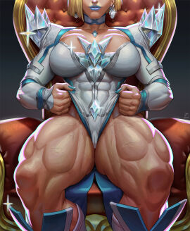 1girls 2d abs big_breasts blonde_female blonde_hair blue_lips blue_lipstick blue_nails bob_cut boots breasts cameltoe chair choker close-up closed_mouth closed_mouth_smile clothed diamond earrings emma_frost emma_frost_(marvel_rivals) female female_focus female_only flat_belly knees legs_focus leotard light-skinned_female light_skin light_smile marvel marvel_comics marvel_rivals mature mature_female medium_hair milf muscles muscular muscular_female muscular_legs muscular_thighs no_panties pulling_clothing pulling_up_clothing pussy simple_background sitting sitting_on_chair skin_tight smile smiling solo solo_female solo_focus thick_legs thick_thighs thighs veins veiny veiny_muscles white_boots white_leotard x-men xeviousg