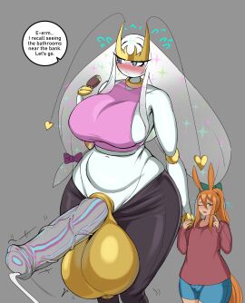 1boy 1futa 2024 2d 2d_(artwork) 2d_artwork absurd_res absurdres animal_penis antenna_hair antennae antennae_(anatomy) anthro anthro_on_male ass_length_hair backed_up_cum balls balls_bigger_than_breasts balls_bigger_than_head belly belly_button big_balls big_breasts big_cock big_hips big_penis big_testicles big_thighs blank_background blue_pupils blush breasts breasts_bigger_than_head brown_eyes brown_hair bulge bulge_through_clothing clothed_futa clothed_male creatures_(company) cum_leak cum_leaking cum_leaking_out_of_penis curvaceous curvaceous_figure curvy curvy_body curvy_figure dark-skinned_male dark_skin equine equine_genitalia equine_penis erect_penis erection female futa_focus futa_giantess futa_is_bigger futa_with_male futanari gaikiken galatea_(gaikiken) game_freak giantess gigantic_balls gigantic_testicles grey_background hair_ornament hair_ribbon hard_on hi_res high_resolution highres holding_hands horny horny_futa horse_boy horse_ears horse_penis horse_tail horsecock horsecock_futa hourglass_figure huge_balls huge_boobs huge_breasts huge_cock huge_testicles imminent_anal imminent_penetration imminent_sex ineffective_clothing insect_girl insects intersex large_balls large_boobs large_breasts large_cock large_female large_hips large_penis large_testicles large_thighs large_tits leak leaking leaking_cum long_hair male male_with_futa mini_giantess monster_cock monster_girl navel nervous nervous_sweat nintendo oc orange_hair original original_character original_characters oversized_balls pale-skinned_futa pale_skin penis penis_size_difference pent_up pheromosa pokemon pokemon_(species) pokemon_sm pokémon_(species) purple_eyes roz-kun shiny shiny_balls shiny_penis shy side_eye simple_background slim slim_waist smooth_balls smooth_skin testicles thick_thighs thighs throbbing throbbing_penis transparent_hair very_long_hair voluptuous voluptuous_futa white_body white_hair white_skin wide_hips wide_thighs