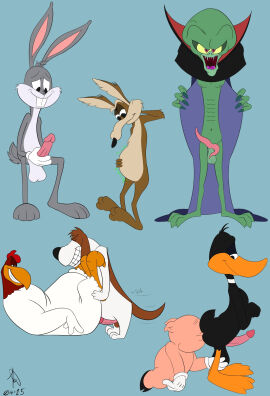 2025 2_penises alien anal anal_sex anilingus anthro anthro_on_anthro ass_eating balls barnyard_dawg bird bloated_belly bugs_bunny canid canine canis chicken coyote daffy_duck diphallia diphallism domestic_dog domestic_pig duck erection flashing foghorn_leghorn gay grabbing_legs implied_vore ketchup_entertainment looney_tunes male male/male massaging_balls multi_genitalia multi_penis new_looney_tunes penis pig porky_pig rabbit tentacle tentacle_penis the_day_the_earth_blew_up:_a_looney_tunes_movie the_invader_(looney_tunes) thrusting thrusting_into_ass vornyrabbit wabbit warner_bros warner_bros._animation warner_brothers wile_e._coyote