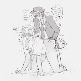 007n7 007n7_(forsaken) 2025 ahegao anal ass_grab bent_over blushing bottomless chance_(forsaken) cowboy_hat dirty_talk doggystyle drooling femboy forsaken_(roblox) from_behind gay hoodie_lift humiliation leg_shaking male/male meowqwq muscular_male pants_down pants_pull plap plap_sound_effect roblox roblox_game robloxian rolling_eyes rough_sex size_difference standing standing_sex tears text_sound_effect tight_ass tongue_out verbal_abuse verbal_humiliation yaoi