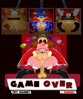 1boy 4girls amy_rose anthro belly_button_piercing big_breasts big_dom_small_sub big_penis branding_mark breasts chaos_emerald choker clothing ctrl-z cum defeat defeat_sex defeated defeated_heroine dominated domination dr._eggman edit evil_grin female femsub game_over green_eyes hedgehog heroine heroine_sub human_on_anthro large_breasts larger_male lipstick long_penis male maledom nipple_piercing nipples penetration penis piercing piercings pink_fur possessed protagonistsub_antagonistdom pubic_hair pussy rouge_the_bat rule_63 sega sex shadow_the_hedgehog smaller_female sonic_(series) sonic_the_hedgehog sonic_the_hedgehog_(series) sonic_transformed_(series) sonic_transformed_2 sonic_transformed_3 sonique_the_hedgehog stretched_pussy vaginal_penetration villain villain_on_hero villain_on_heroine wet