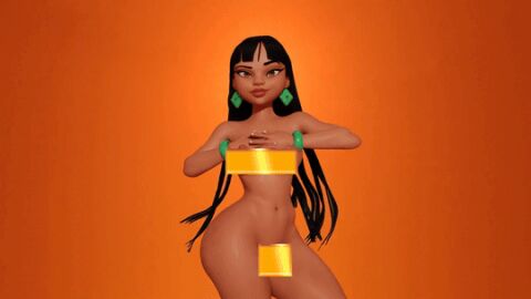 3d animated ass bar_censor censored chel crisisbeat dreamworks female huge_ass long_hair slapping_ass slapping_butt the_road_to_el_dorado