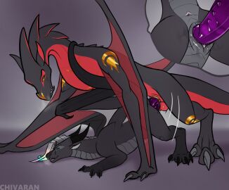 anus balls bloodmoon_(ferro_the_dragon) chivaran close-up doggy_style dragon duo european_mythology female feral from_behind_position genitals hi_res male male/female mythological_creature mythological_scalie mythology penetration penis pussy scalie sex size_difference soba_(chivaran) vaginal_penetration western_dragon wyvern