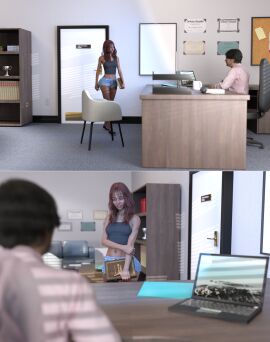 1boy 1girls 3d ass big_ass big_breasts breasts bust busty college college_girl college_student curvaceous curvy curvy_figure female hips hourglass_figure huge_ass huge_breasts large_ass large_breasts legs light-skinned_female light_skin male male/female mature mature_female original original_character original_characters professor slim_waist specterda_(artist) straight student_and_teacher teacher teacher_and_student thick thick_hips thick_legs thick_thighs thighs top_heavy voluptuous waist wide_hips