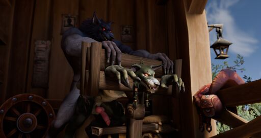 3d anal anal_sex animal_genitalia animal_penis anthro anthro_on_anthro anthro_penetrated anthro_penetrating anthro_penetrating_anthro blizzard_entertainment canid canine canine_genitalia canine_penis canis digital_media_(artwork) duo erection eye_roll from_behind_position fur genitals grey_body grey_fur hi_res knot male male/male male_penetrated male_penetrating male_penetrating_male mammal mythological_canine mythological_creature mythology penetration penile penile_penetration penis perromalo restrained restrained_arms restraints scar sex smile stocks teeth tongue tongue_out warcraft were werecanid werecanine werewolf wolf worgen world_of_warcraft ygor