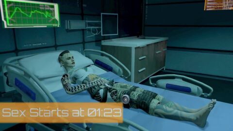 1futa age_difference animated anus ass barefoot breasts doctor dr._karin_chakwas feet female futa_on_female gilf gopherbagel grey_hair jack_(mass_effect) mass_effect mature_female old old_woman penis tagme vaginal_penetration video wrinkles