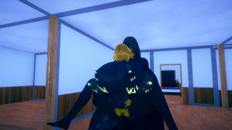 3d ass balls belly_bulge breasts crossover female futa_on_female futanari gigantic_breasts honey_select_2 huge_ass huge_balls huge_breasts huge_cock igawa_sakura impregnation infinite_stratos intersex lactation nipples nude nude_female orimura_chifuyu penis pregnant pubic_hair spread_legs testicles