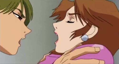 00s 2002 age_difference animated ass audible_speech blazer bouncing_breasts breasts breasts_out brown_hair closed_eyes earrings english_audio fellatio fingering fingernails french_kiss indoors interior jacket jewelry kissing large_breasts lipstick long_fingernails long_hair lowres makeup miniskirt nipples norikazu_ozaki older_woman_and_younger_man open_clothes oral panties penis pussy pussy_juice rei_(the_urotsuki) school_uniform sex skirt sound tagme tongue tongue_out underwear urotsukidouji video
