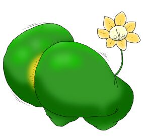 anus ass ass_body ass_built_separately big_ass big_butt bottom_heavy flower flowey_with_nothing_else_but_a_massive_ass friendy_flower gregton hi_res huge_ass huge_butt hyper hyper_ass hyper_butt male plant