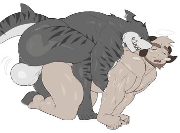 ass balls bara big_ass big_balls big_penis big_thighs breeding cock_in_ass fucking_good_and_hard gay gay_anal gay_domination gay_sex goat happy inkgoat male penis penis_in_ass pleasured pounding pounding_ass shark splash_(phosbara) spread_legs thrust thrusting thrusting_forward thrusting_hard thrusting_into_ass yaoi yawa_(snoozyawa)