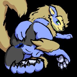 1boy 4_toes anal_wink animated anus arcanine ass ass_grab backsack balls ballsack barely_visible_genitalia barely_visible_penis big_ass big_butt blue_pawpads butt_grab claws feet feral genitals gif green_eyes hand_on_ass hand_on_butt looking_at_viewer looking_back loop low_res lowres male male_only nintendo pawpads penis pokemon pokemon_(species) pokémon_(species) smug solo spread_ass spread_butt spread_toes spreading steele_loyffy_(character) toe_claws toes toothy_grin transparent_background yutz_(artist)