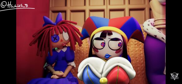 big_breasts breast_press breasts edit edited female haaus_b huge_breasts kinger_(the_amazing_digital_circus) massive_breasts massive_tits pomni pomni_(the_amazing_digital_circus) ragatha ragatha_(the_amazing_digital_circus) the_amazing_digital_circus