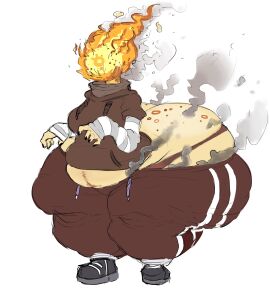 1girls 2d 2d_(artwork) 2d_artwork ass ass_cleavage ass_crack ass_focus big_ass big_butt breasts bubble_ass bubble_butt butt_crack clothed clothed_female clothes clothing elemental_creature female female_focus female_only fire happy_trail hoodie humanoid novakid small_breasts small_tits solo solo_female solo_focus starbound thick thick_ass thick_thighs thighs thunder_thighs thunderthighs yobaba