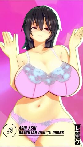 aiko_(my_mom_is_a_hot_succubus) dancing huge_breasts locke3k-koi milf series:my_mom_is_a_hot_succubus tagme underwear video wide_hips