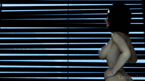 1girls 3d bioshock bioshock_infinite breasts busty casual completely_nude elizabeth_comstock elizabeth_comstock_(burial_at_sea) female hourglass_figure human lavamp1re nude pale_skin self_upload tagme window