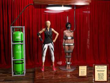 3d abs bound bound_arms bound_legs cirilover1 completely_naked completely_nude faith_connors faith_connors_(mirror's_edge_catalyst) female mannequin mirror's_edge mirror's_edge_catalyst nipples nude nude_female