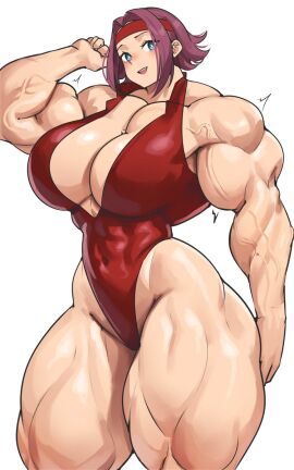 abs alternate_muscle_size code_geass female kallen_stadtfeld muscles musctonk muscular muscular_female