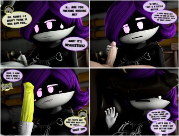 1futa 1girls 3boys 3d big_penis clothed_female_nude_male cock_shock comic completely_nude cumshot dark-skinned_male dark_skin disappointed disappointing disgusted drone faceless_male female female_robot futanari glitch_productions huge_cock intersex j_(murder_drones) light-skinned_male little_penis male n_(murder_drones) open_mouth penis penis_awe penis_on_face penis_size_comparison penis_size_difference purple_eyes purple_hair robot robot_girl screen_face sfm shocked shocked_expression short_hair size_difference small_penis small_penis_humiliation source_filmmaker speech_bubble straight tagme text two-finger_handjob unsatisfied uzi_(murder_drones) uzi_doorman veiny_penis whiteweasel