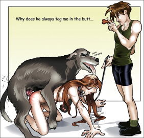 anal canine degradation dog_penis duo_maxwell feral gundam gundam_wing heero_yuy knot male penis tagme zoophilia