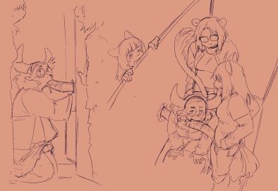 2020s 2024 anthro bear big_horn blush bovid bovine cattle crown digital_drawing_(artwork) digital_media_(artwork) ear_piercing ear_tag equid equine erection eyewear fellatio female foreskin futanari genitals glasses glory_hole group group_sex hands_on_hips headgear hi_res horn horse humanoid_genitalia humanoid_penis hybrid_genitalia hybrid_penis intersex long_penis mammal medial_ring medial_ringed_humanoid_penis medial_ringed_hybrid_penis millke_(millkefats) millkefats oral penile penis piercing round_glasses sex tiara trans_woman transfem uncircumcised