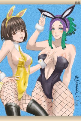 1girls 2024 big_breasts breasts clothed clothing comic female free_fire ganado_chan garena kelly_(free_fire) looking_at_viewer magazine moco_(free_fire) page_37 page_number zzero_club