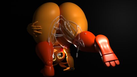 1girls 3d animatronic anthro ass ass_focus bent_over big_ass big_breasts blender blender_(software) breasts cum cum_in_pussy cum_on_ass cum_on_body curvaceous curvy digital_media_(artwork) female female_focus female_only five_nights_at_freddy's fnaf furry heart-shaped_pupils heart_shaped_pupils hi_res huge_ass huge_breasts leg_up looking_at_viewer looking_back nipples nude pussy robot robot_girl solo thick thick_ass thick_thighs tits_out toy_chica_(fnaf) toy_chica_(love_taste)
