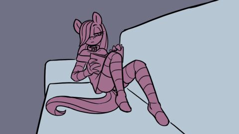 16:9 alternative_fashion angel_(mlp) angel_bunny animated anthro bored bored_expression casual_sex clothing duo face_fucking female female_penetrated feral fluttershy_(mlp) friendship_is_magic from_behind_position furniture goth hasbro hi_res irrumatio male male/female male_penetrating male_penetrating_female mounting my_little_pony oral oral_penetration penetration penile penis reading sex short_playtime sofa soulcentinel widescreen zoophilia