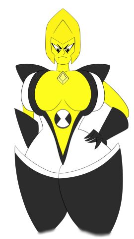 ben_10 breasts cartoon_network diamond_authority female gem_(species) jeppa112 omnitrix steven_universe yellow_diamond_(steven_universe)
