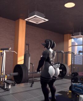 3d animated big_balls big_penis dominant erection furry futanari gym horsecock lifting_weights muscular precum sound sound_effects tagme tradelt video weights