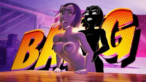 1futa 1girls 3d animated clone dc dc_comics doggy_style female futanari gif human intersex magic midasartistcat midasthecat onomatopoeia pale_skin penetration raven_(dc) selfcest teen_titans teen_titans_go