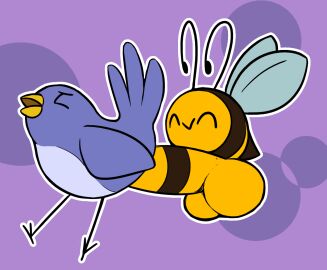 2023 2_antennae ^_^ abstract_background ambiguous_feral ambiguous_gender ambiguous_penetrated antennae_(anatomy) arthropod avian avian_feet balls beak bee big_balls big_penis bird black_antennae black_legs blue_body blue_feathers blue_tail blue_wings brown_stripes cloacal cloacal_penetration closed_eyes countershade_torso countershading curled_antennae digital_media_(artwork) duo erection feathers feral feral_on_feral feral_penetrated feral_penetrating feral_penetrating_feral from_behind_position genitals huge_balls huge_cock humanoid_genitalia humanoid_genitalia_on_feral humanoid_penis humanoid_penis_on_feral hymenopteran hyper hyper_balls hyper_genitalia hyper_penis insect_wings insects interspecies long_antennae male male/ambiguous male_feral male_penetrating male_penetrating_ambiguous markings open_beak open_mouth outline penetration penile penile_penetration penis penis_in_cloaca sex smile stinger striped_body striped_genitalia striped_markings striped_penis stripes tail unowo white_outline wings yellow_balls yellow_beak yellow_penis