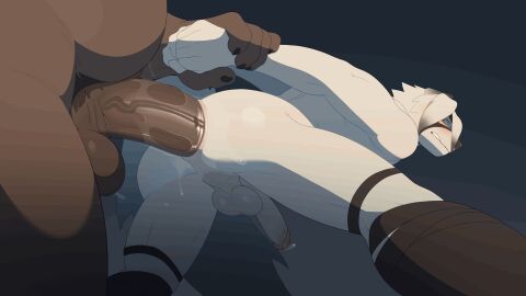 2d 2d_animation anal anal_sex animated anthro anthro_on_anthro anthro_penetrated anthro_penetrating_anthro ass balls bear ben_(zenless_zone_zero) ben_bigger big_balls big_penis canid canine canis dominant dominant_male domination erection fur furry gay gay_anal gay_domination gay_sex male male/male male_only male_penetrated male_penetrating_male mammal mihoyo muscular muscular_male penetration penis precum precum_drip sex size_difference victoria_housekeeping von_lycaon wolf zcik zenless_zone_zero