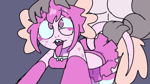 1boy 1girls 2d ahe_gao ambiguous_penetration amphibian animated anon axolotl bouncing_breasts breasts camisole color digital_drawing_(artwork) eyebrows_visible_through_hair female fit_female freckles from_behind front_view functionally_nude_female gif gills grey_body hi_res long_gloves long_tail loop male male/female muscular muscular_male no_background no_panties open_mouth original penetration penis pink_body pink_eyes pink_hair shaded short_hair sketch skirt straight tail_grab thighhighs thighs tongue tongue_out unknown_source vitzy_(vitzypie) vitzypie