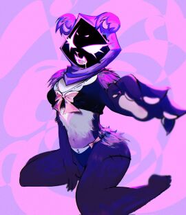 1girls ass bow breasts female fortnite fur mangopeanutjam raven_team_leader raven_team_leader_(fortnite)