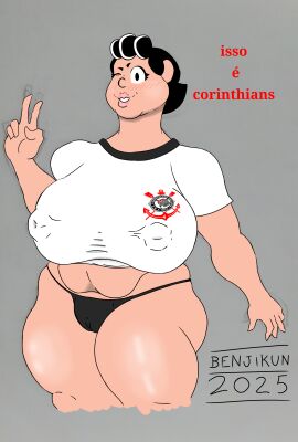 bbw benjikun big_ass big_breasts corinthians dona_cebola meme milf monica's_gang portuguese_text turma_da_monica