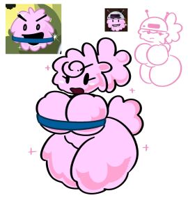 battle_for_bfdi battle_for_dream_island battle_for_dream_island_again bfb bfdi bfdia big_breasts breasts female flowsynchronomy fur humanoid jacknjellify jnj object_show object_show_community object_shows osc puffball_(bfdi) restrained the_power_of_two thick_thighs tpot