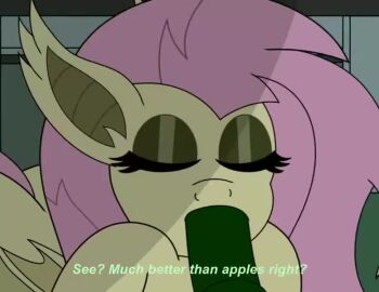 blowjob cock_ring deepshadeofred dick female flutterbat_(mlp) fluttershy_(mlp) friendship_is_magic horse_penis male mare my_little_pony tagme video