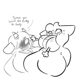 big_breasts blubakedbean breasts casey_(chip_at_night) cleavage female furry huge_breasts turkey