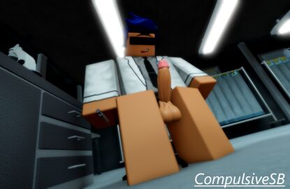 1boy 3d artist_name cock compulsivesb curtains doctor erect_penis erection experiment half-dressed half_naked half_nude happy labcoat laboratory male medical_instrument medical_syringe needle no_pants no_underwear penis roblox roblox_avatar robloxian self_upload sitting sitting_on_chair table tagme