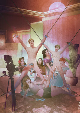 1boy 6+girls anal_beads anal_insertion ankle_cuffs ball_gag balls barefoot bi_domination bisexual bondage breasts camera cfnf cfnm chains clothed_female_nude_female clothed_female_nude_male cuffs cumming cumming_together dildo e.l._(artist) erection faouzia female femdom femsub filming gag gentle_femdom glasses happy_female hayley_williams hitachi_magic_wand lezdom livestream loretta_young male male_and_female_subs malesub multiple_females multiple_girls multiple_subs naked_glasses nude orgasm paramore penis performance_art public ren_(e.l.) rob_(e.l.) robyn_adele_anderson sex_toy small_areolae small_nipples smile spread_eagle straight uncensored vibrator wrist_cuffs yuri