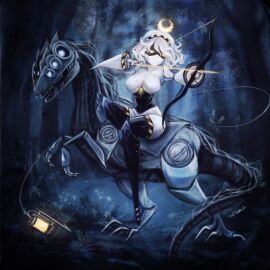 big_breasts female_only idk-butterfly murder_drones naked sentinel_(murder_drones) v_(murder_drones)