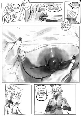 american_opossum anthro asinus ass big_ass big_breasts big_butt breast_fondling breast_play breasts clothing comic desamistesae_fafratarello_flumendo_styx donkey duo equid equine eyewear female fondling genitals glasses hand_on_breast hi_res male male/female mammal marsupial nipple_piercing nipples penis piercing prostitution slightly_chubby smashmat thick_thighs undressing virgin