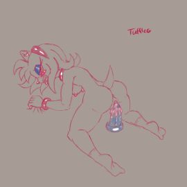 amy_rose blush breasts dildo dildo_in_pussy dildo_insertion dripping_pussy female masturbation medium_breasts penetration piercing pussy restricted_palette roughlove69 sega sex_toy sex_toy_in_pussy sex_toy_insertion sonic_(series) sonic_the_hedgehog_(series) tongue tongue_out vaginal_penetration